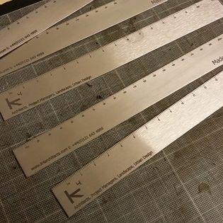 Engraved Metal Rulers