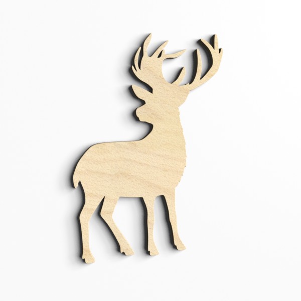Stag Wooden Craft Shapes