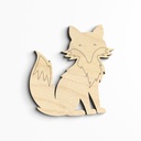 Fox Wooden Craft Shapes