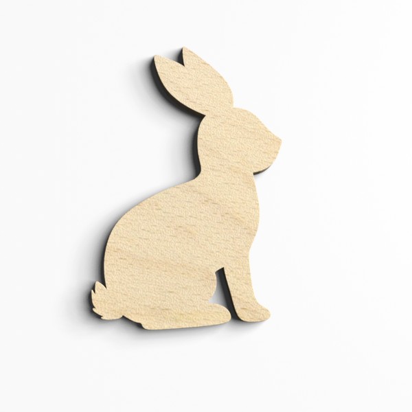 Rabbit Wooden Craft Shapes