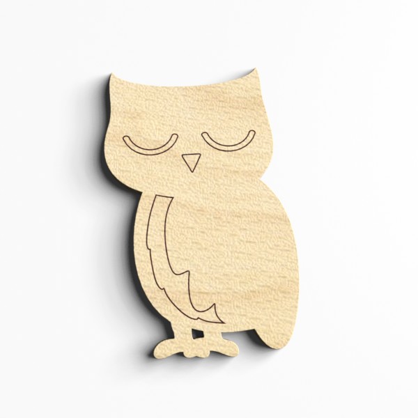 Owl Wooden Craft Shapes