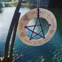 Hand Made Wooden Pentacle